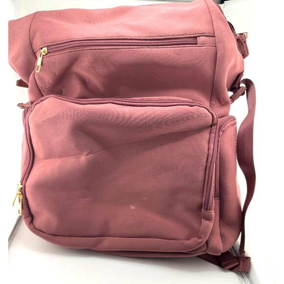 CEI-CEI Diaper Backpack Neoprene insulated pocket NEW (Dusty PInk) - Picture 8 of 10